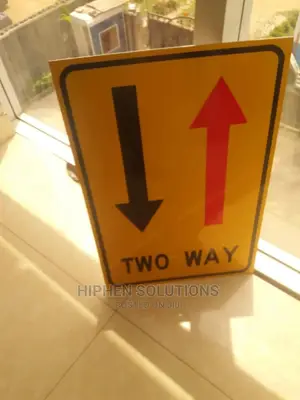 Waterproof Quality Two Way Safety Sign