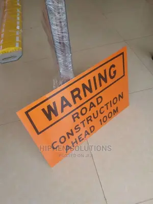 Safety Warning Work Ahead Sign