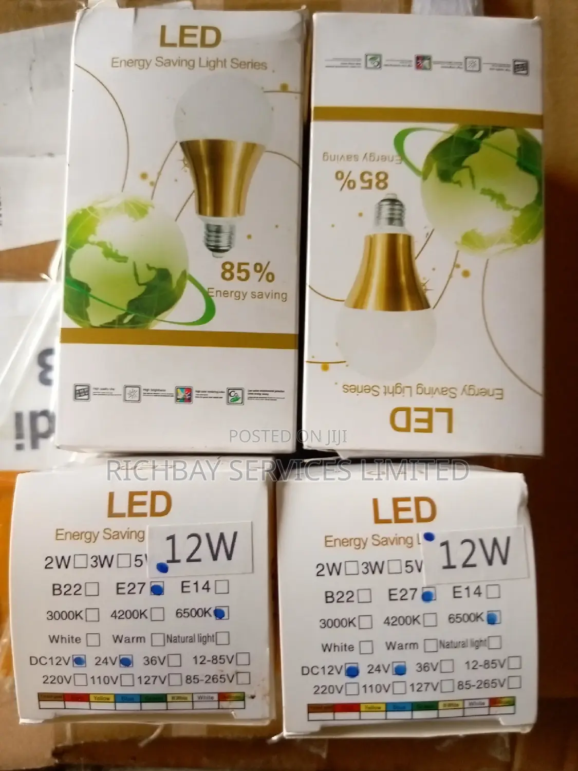 Led Bulb 12/24vdc 12W E27 50/60hz