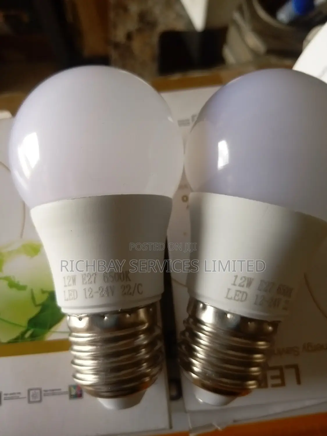 Led Bulb 12/24vdc 12W E27 50/60hz
