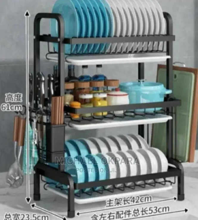 3 Steps Dish/Plate Rack
