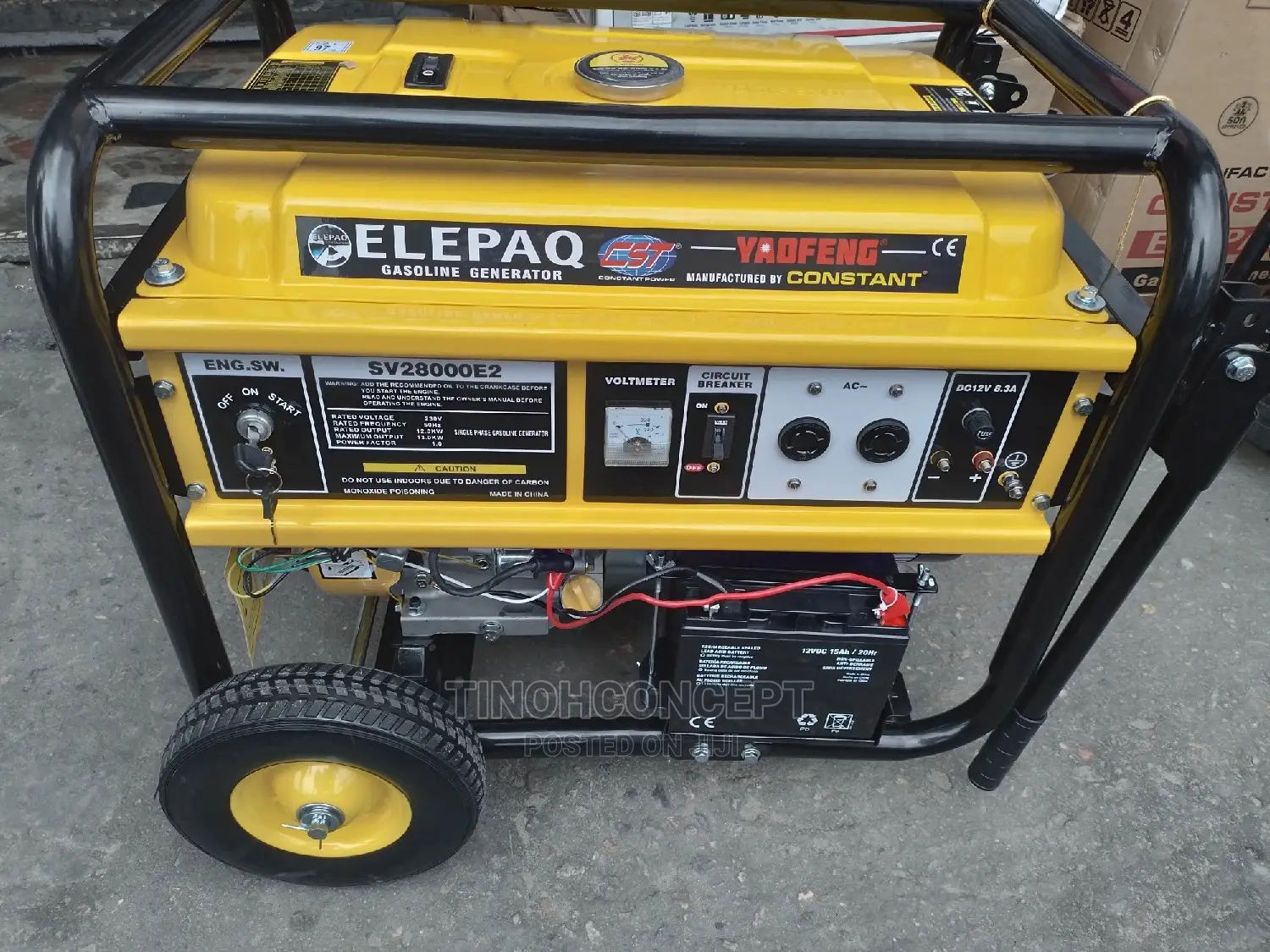 Elepaq Constant SV28000E2 13kva Maximum
