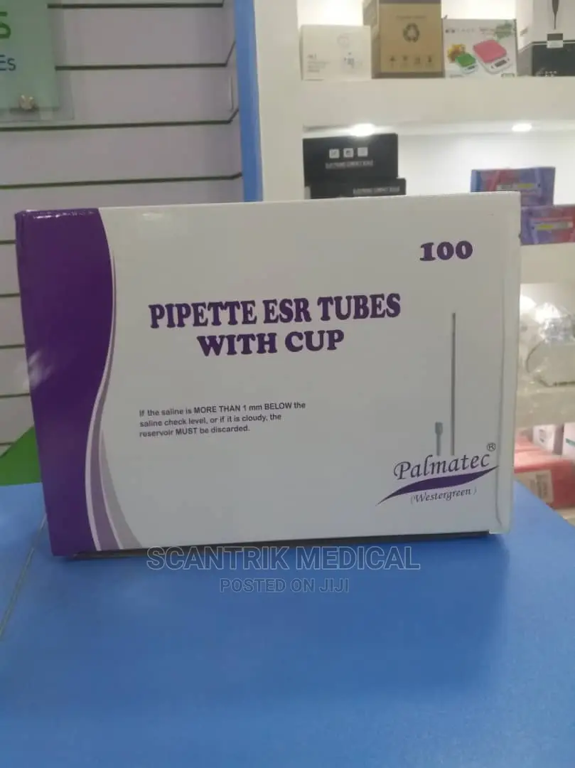 Medical Procedures ESR Tubes With Cup