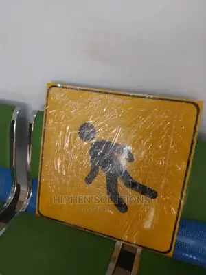 Different Color Children Crossing Safety Sign