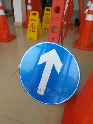 Wind Proof Safety One Way Ahead Sign