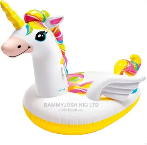 Mega Intex Unicorn Ride-on With Pump