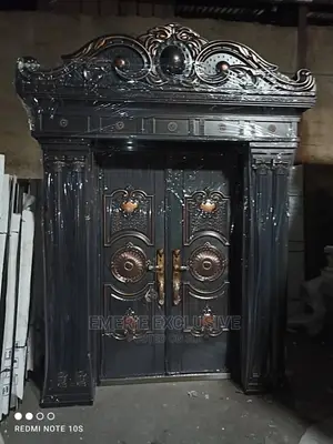 5ft Extra Height Copper Door With Ark and Pillars