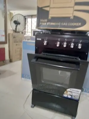 Strong 4 Gas Burner Bruhm Standing Gas Cooker With Oven