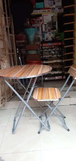 Combination of Laptop Table and Chair