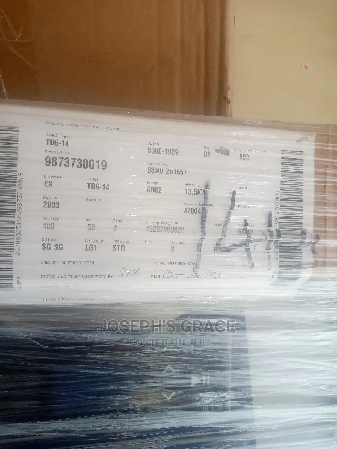14KG Electrolux Wasing Machine.(England)