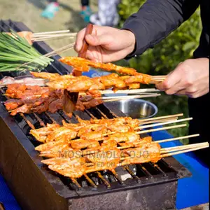 Natural Bamboo Barbecue Skewer Sticks,