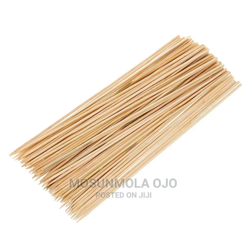 Natural Bamboo Barbecue Skewer Sticks,