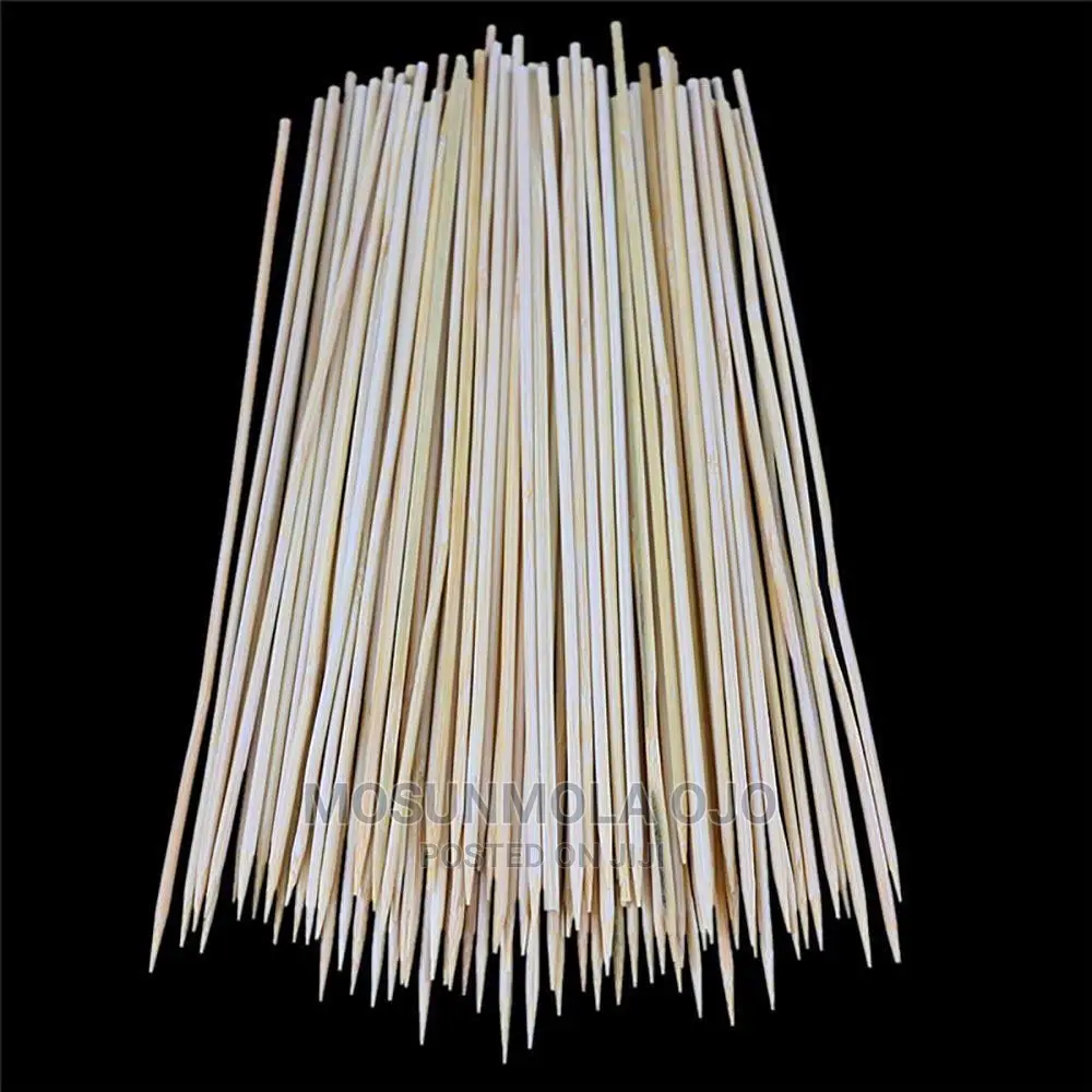 Natural Bamboo Barbecue Skewer Sticks,