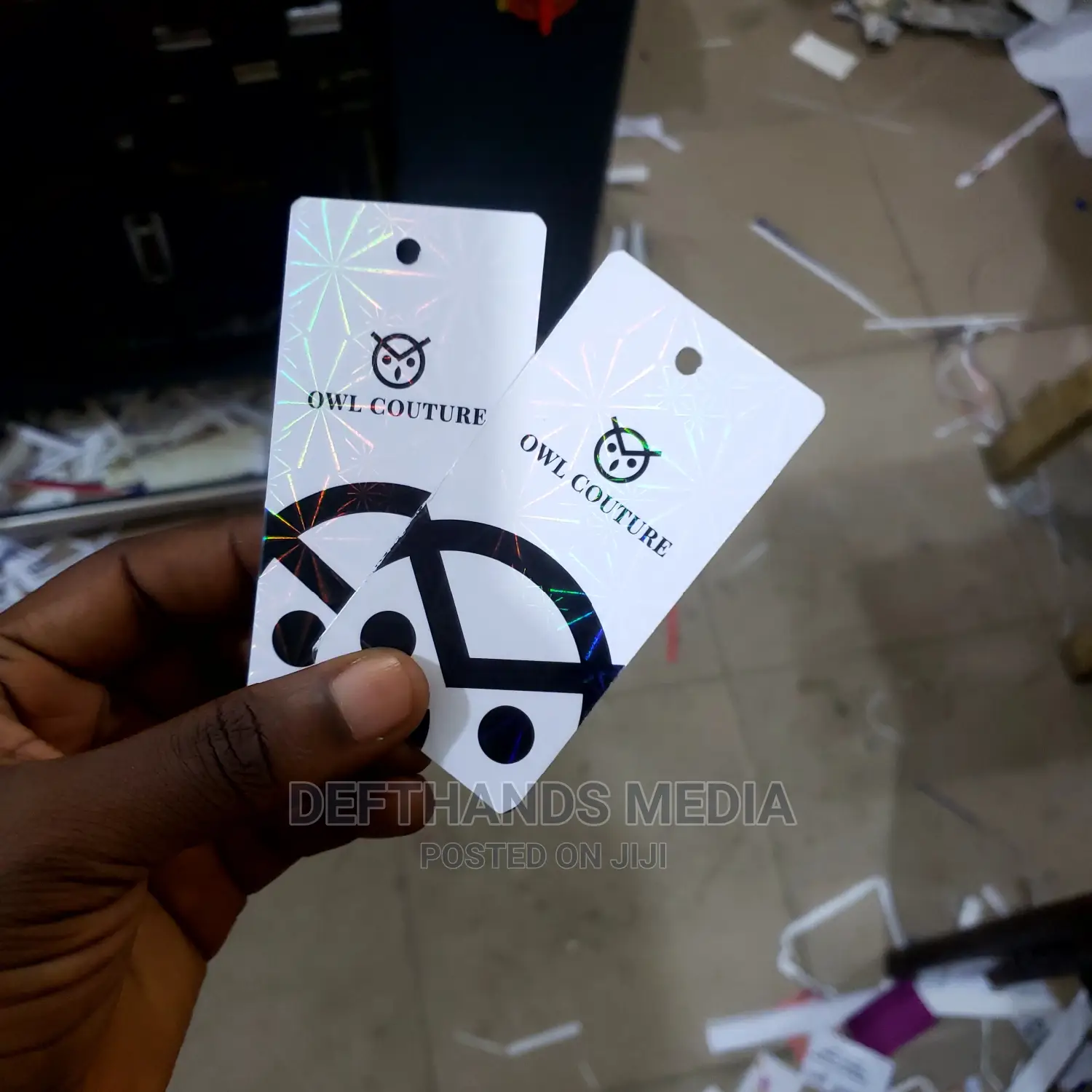 600gsm Thick Cloths Tag [ Double Face Print ]