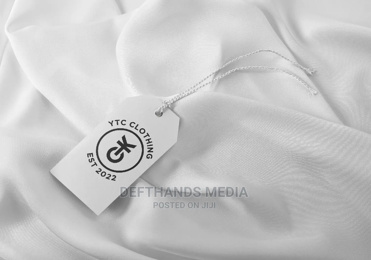 600gsm Thick Cloths Tag [ Double Face Print ]