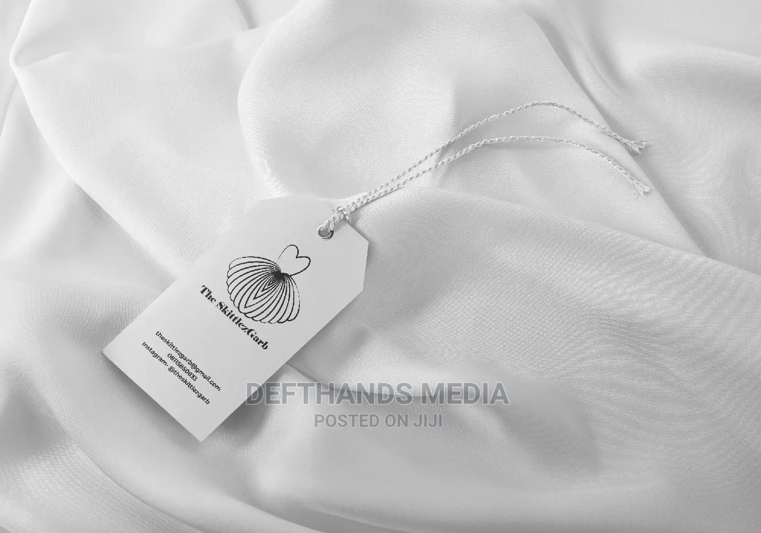 600gsm Thick Cloths Tag [ Double Face Print ]