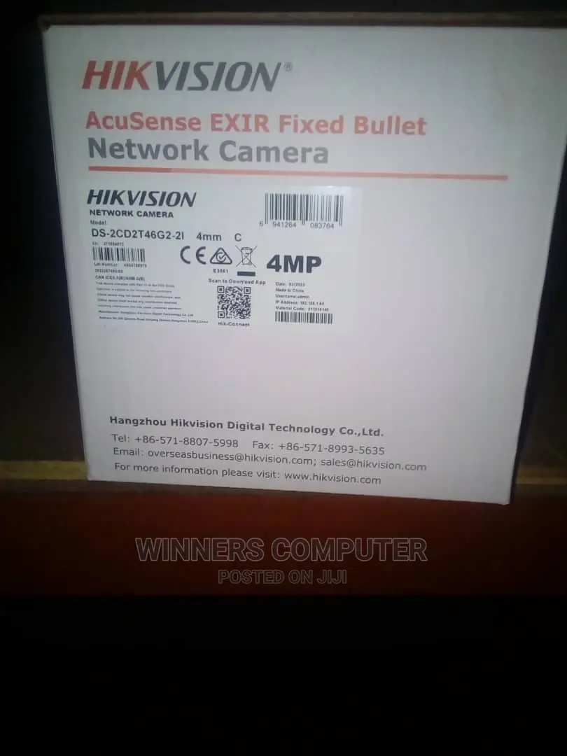 4mp Acusense Network Camera