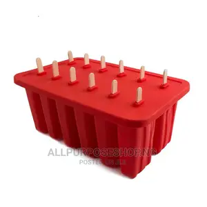 12 Cavity Popsicle Mold With 50 Sticks