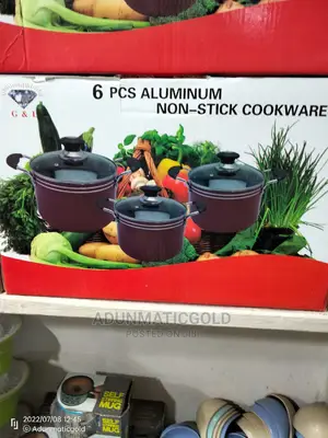 6 PCS Aluminum Cookware Ware Set