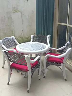 Wrought Iron Out Door Chairs and Table