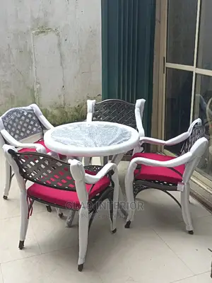 Wrought Iron Out Door Chairs and Table