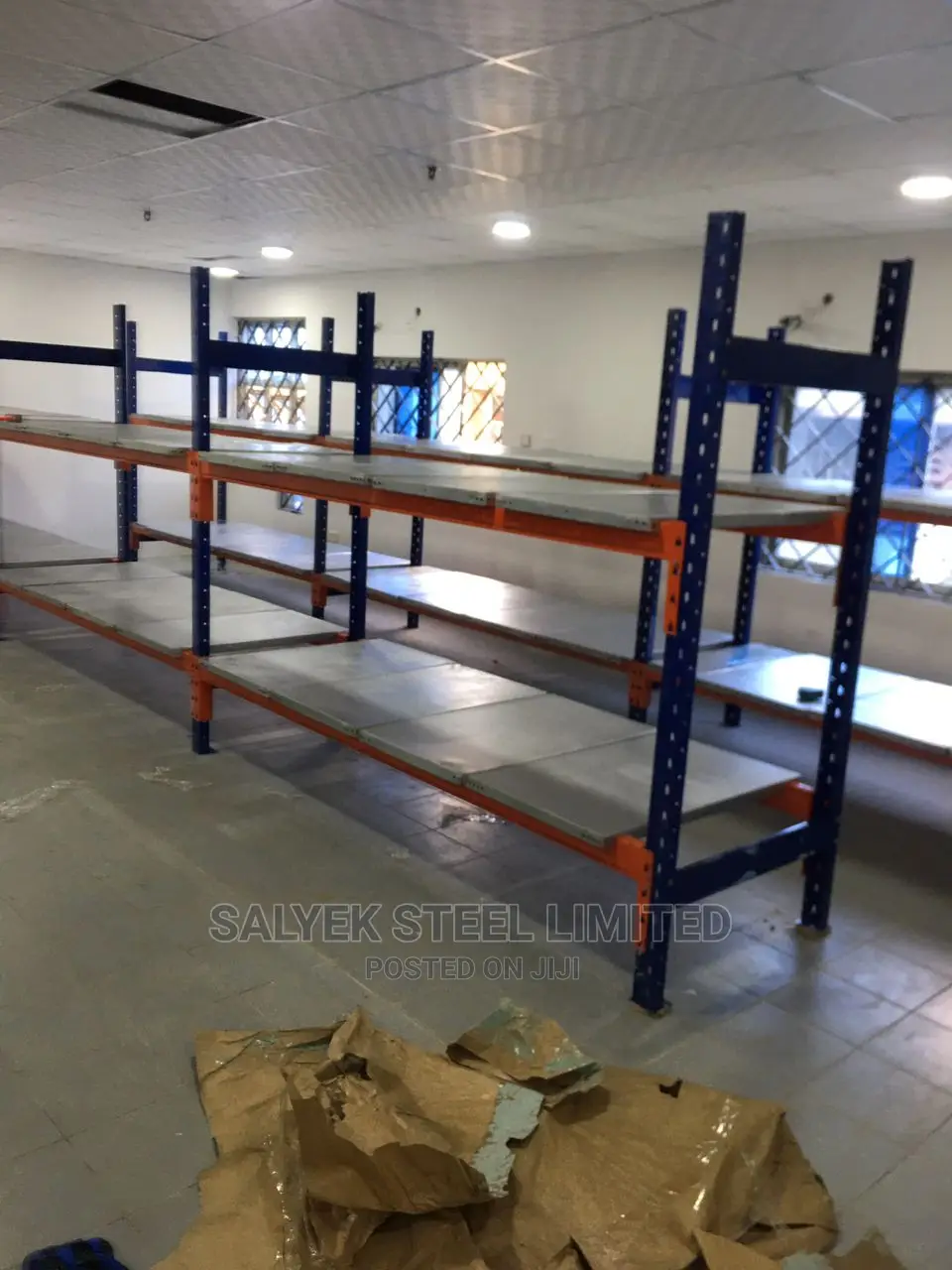 Shelves With Perforated Angle