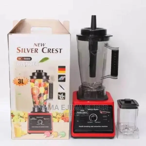 2 in 1 Silver Crest Blender- 8000 Watts
