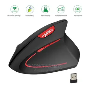 Wireless Mouse Vertical Mice Ergonomic Rechargeable 3 Dpi